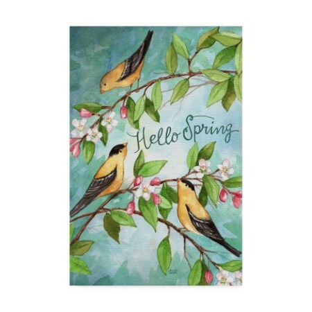 Trademark Fine Art Melinda Hipsher 'Hello Spring' Canvas Art, 16x24 ALI31396-C1624GG